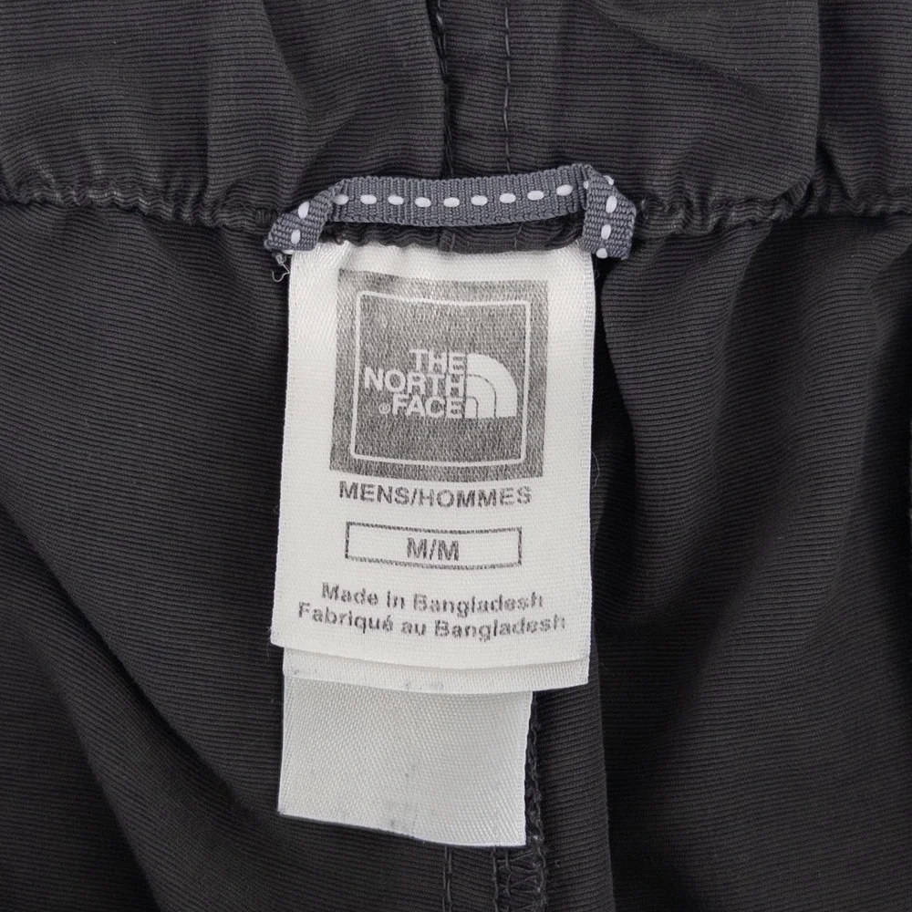 The North Face Mens Medium Cargo Shorts Gray Nylon Integrated Belt A592 Gorpcore